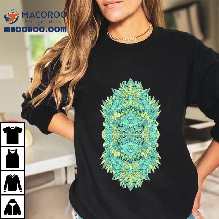 One Thousand Mirror Print T-Shirt One Thousand Mirror Print T-Shirt