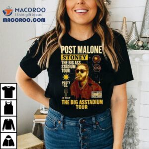 Post Malone Rocks The Stage In Iconic Stoney Tour Tshirt