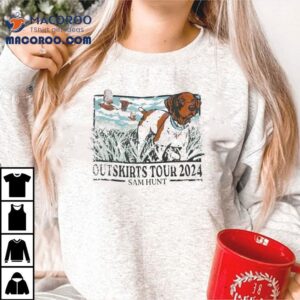 Sam Hunt 2024 tour exclusive dog print tshirt