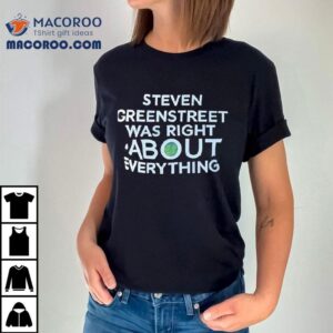 Steven Greenstreet Nailed Every Prediction T-shirt 1 Steven Greenstreet Nailed Every Prediction Tshirt