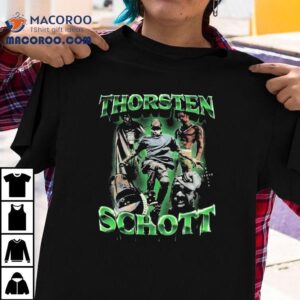 Stylish Thorsten Schott Fish Design Tshirt