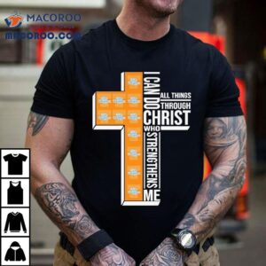 Tennessee Lady Volunteers Inspirational Bible Verse Tshirt