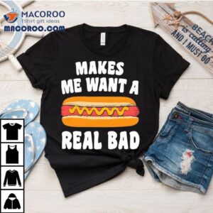 This design gives me major cravings for a hot dog tshirt