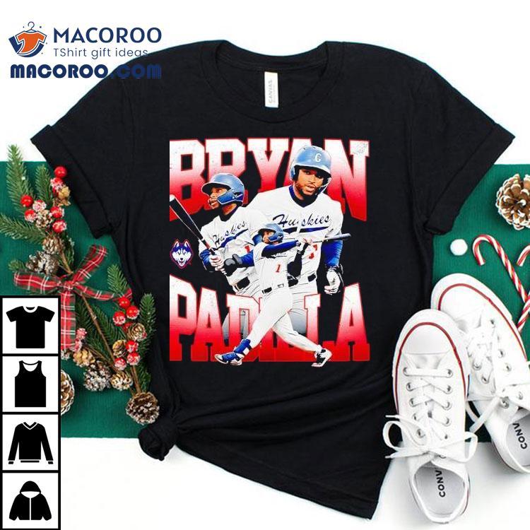 UConn Baseball Star Bryan Padilla Honor Tshirt UConn Baseball Star Bryan Padilla Honor Tshirt
