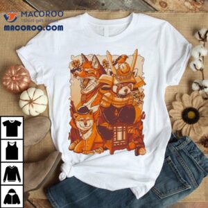 Vibrant orange fuzzy design tshirt