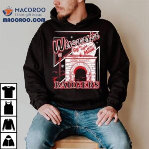 Wisconsin Badgers glow in moonlight design t-shirt