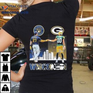 Wisconsin pride with Adames and Love on this cool skyline signature t-shirt