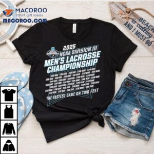 College Lacrosse Finals Commemorative Tshirt