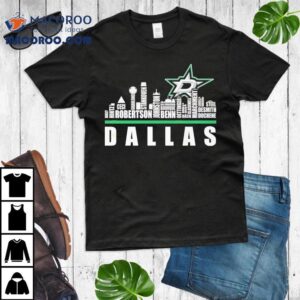 Dallas Stars Urban Skyline Name Tshirt