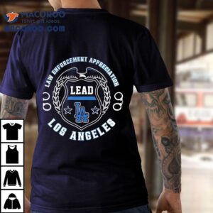 Dodgers Tribute To Police Officers Tshirt