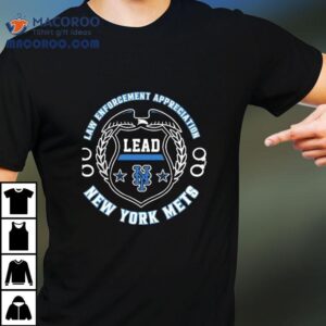 Ny Mets Tribute To Police Officers Tshirt