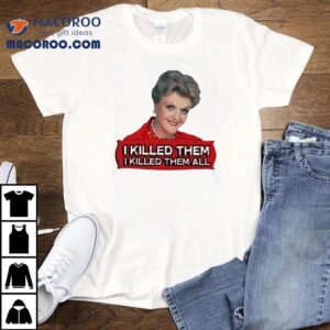Angela Lansbury Iconic Murder Mystery Quote Tshirt