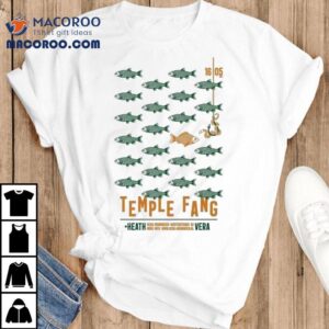 Catch Temple Fang Live In Groningen On May With This Cool Fish T Tshirt