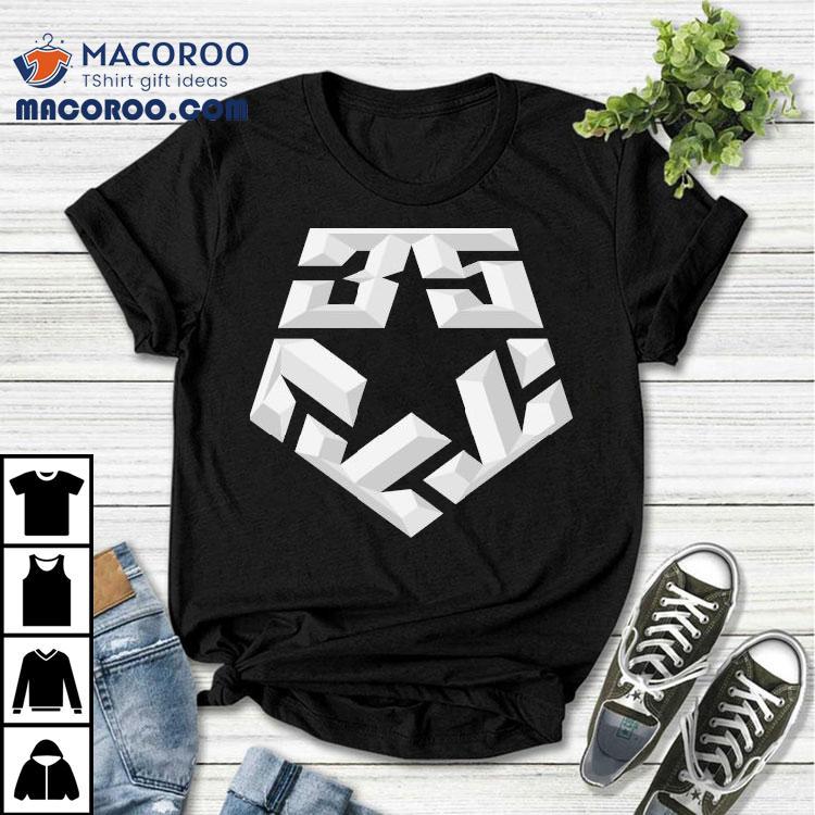 Celebrate 35 years of tribal style with this bevel design tshirt Celebrate 35 years of tribal style with this bevel design tshirt