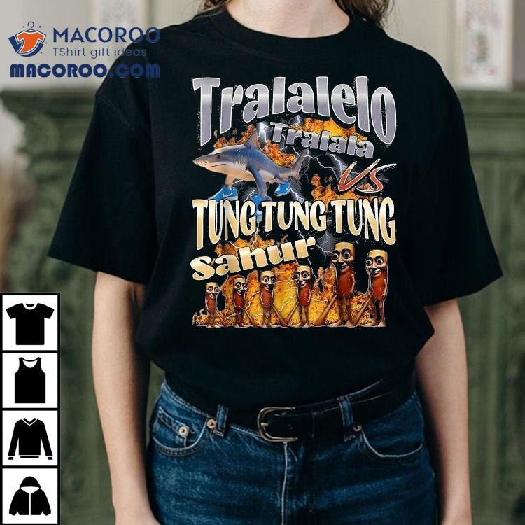 Italian meme showdown brainrot vibes t-shirt Italian meme showdown brainrot vibes t-shirt