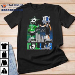 Jason Robertson and Luka Doncic crossover star power t-shirt 2 Jason Robertson And Luka Doncic Crossover Star Power Tshirt