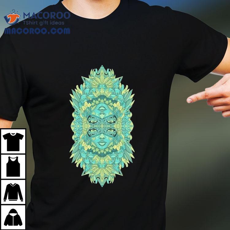 One Thousand Mirror Print T-Shirt One Thousand Mirror Print T-Shirt