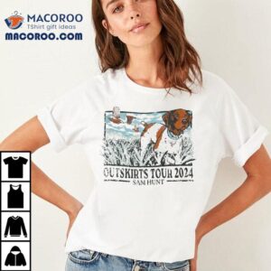Sam Hunt 2024 tour exclusive dog print tshirt 2 Sam Hunt Tour Exclusive Dog Print T Tshirt