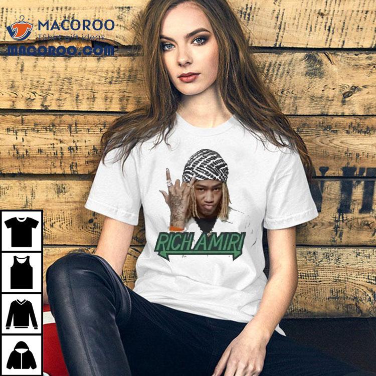 Stylish Rich Amiri Hip Hop Artist Graphic Tshirt Stylish Rich Amiri Hip Hop Artist Graphic Tshirt