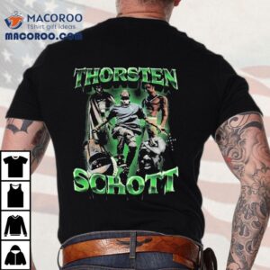 Stylish Thorsten Schott Fish Design T Tshirt