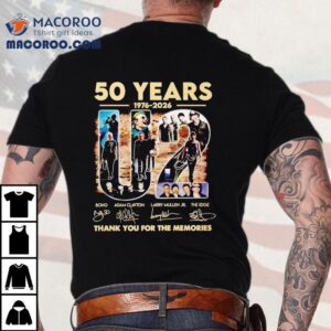 U2 commemorative vintage 1976 to 2026 anniversary tribute tshirt 2 U Commemorative Vintage To Anniversary Tribute T Tshirt