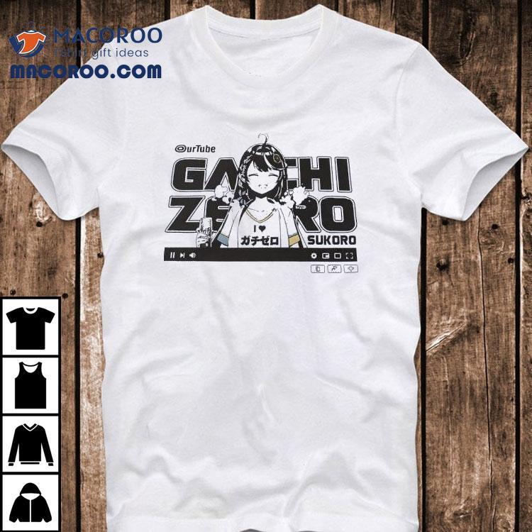 Unique Gachi Zero Sukoro Design Tshirt Unique Gachi Zero Sukoro Design Tshirt