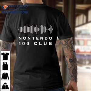 Vintage gaming tribute in classic 100 club t-shirt 2 Vintage Gaming Tribute In Classic Club Tshirt