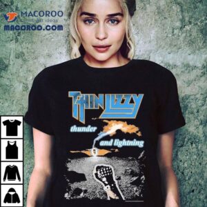 Vintage Thunder And Lightning Rock Band Graphic Tshirt