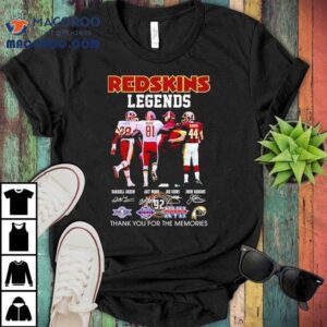 Washington Commanders Honor Past Legends With Nostalgic Thank You Memories T Tshirt