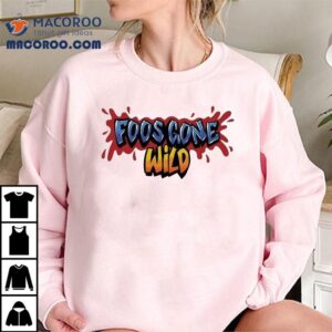 Wild Foos Logo In Vibrant Colors T Tshirt