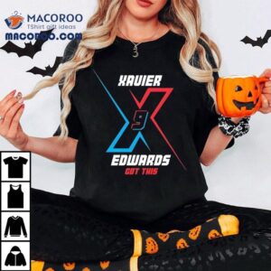 Xavier Edwards Rocks This Cool Design Tshirt