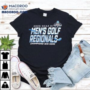 College Golf Regional Winners Celebrate With Victory T Tshirt