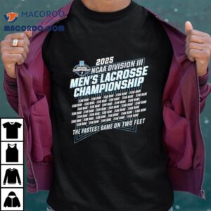 College Lacrosse Finals Commemorative Tshirt