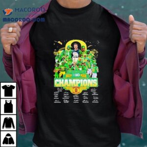 Oregon Ducks Big Ten Title Victory Commemorative Tshirt