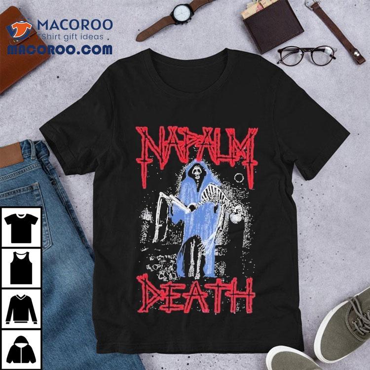 Brutal Scum Reaper Design Inspired By Napalm Death Tshirt Brutal Scum Reaper Design Inspired By Napalm Death Tshirt