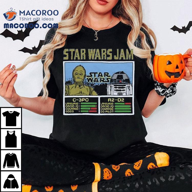 C3PO and R2D2 classic duo design tshirt C3PO and R2D2 classic duo design tshirt