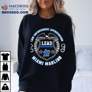 Celebrate Miami Marlins Tribute To Police With This Special T Tshirt