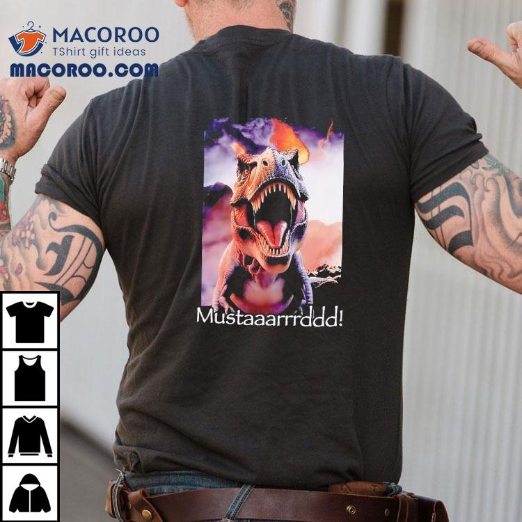 Dinosaur Mustard Graphic T-shirt Dinosaur Mustard Graphic T-shirt