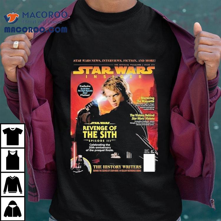 Exploring Star Wars Episode III Legacy With 20th Anniversary T-Shirt Exploring Star Wars Episode III Legacy With 20th Anniversary T-Shirt