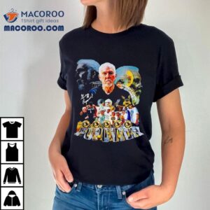 Honoring Coach Popovich With A Classic San Antonio Spurs Tribute Tshirt