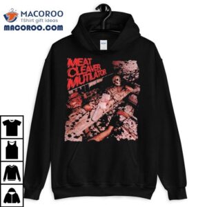 Horror Game Inspired Meat Cleaver Design Tshirt 3 Horror Game Inspired Meat Cleaver Design T Tshirt