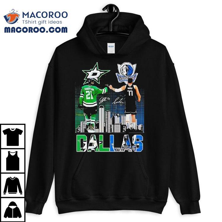 Jason Robertson and Luka Doncic crossover star power t-shirt Jason Robertson and Luka Doncic crossover star power t-shirt