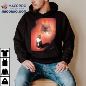 Jyn Flames Feline Design T Tshirt