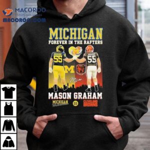 Mason Graham Michigan And Cleveland Tribute Tshirt
