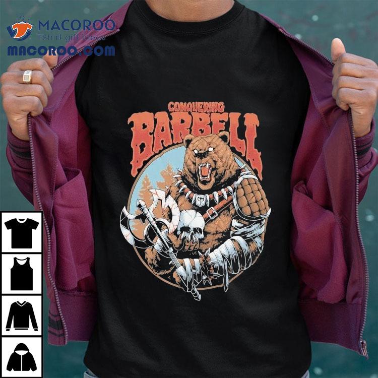 Master the barbell like a warrior with this bold bear tshirt Master the barbell like a warrior with this bold bear tshirt