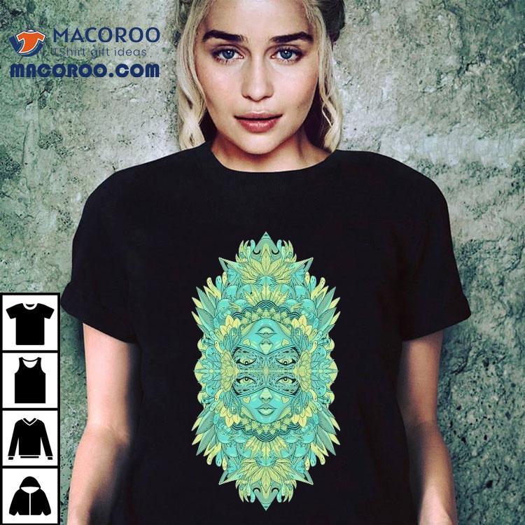 One Thousand Mirror Print T-Shirt One Thousand Mirror Print T-Shirt