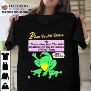 Questioning Reality With This Bold Existential Frog T Tshirt