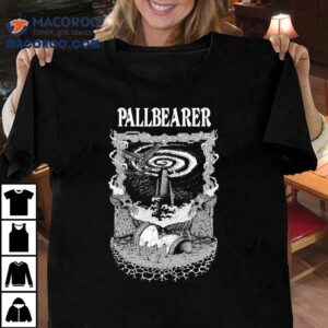 Silver Wing Hourglass Design On Pallbearer Tribute Tshirt