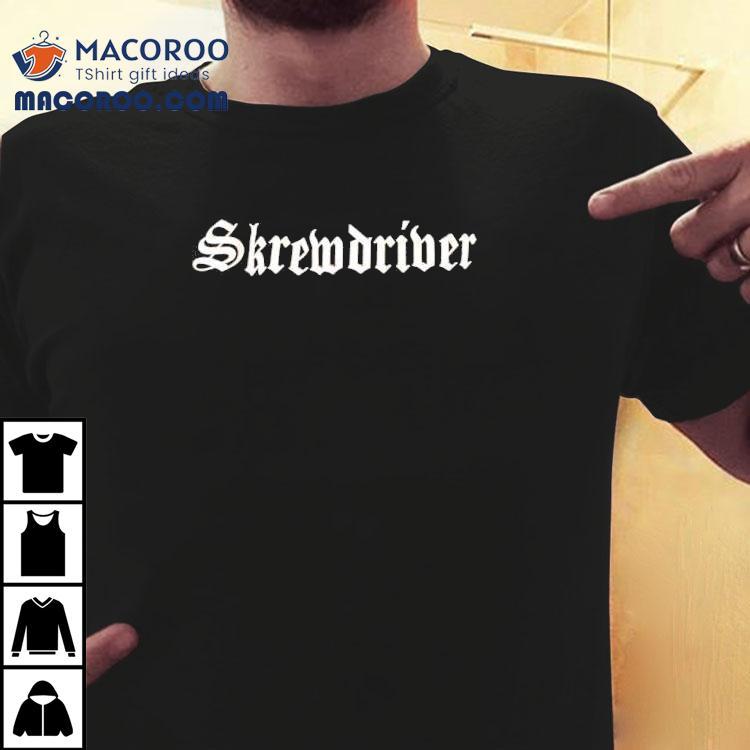 Skrewdriver band graphic print tshirt Skrewdriver band graphic print tshirt