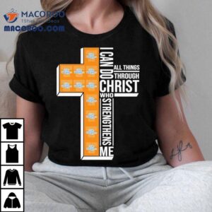 Tennessee Lady Volunteers Inspirational Bible Verse Tshirt